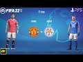 FIFA 22 PS5 | Manchester United Vs Leicester City | Premier League 2021/22 | 4K Gameplay