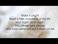 Sugar lyrics Maroon 5