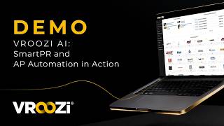 Vroozi AI: SmartPR and AP Automation in Action | Demo