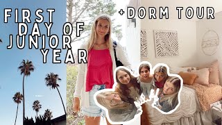 FIRST DAY OF SCHOOL + DORM TOUR 2021| College junior at PLNU and on-campus housing!