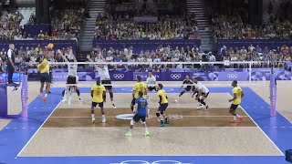 Volleyball Darlan Souza in Brazil - Egypt at 2024 Paris Olympics