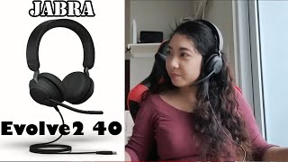 JABRA EVOLVE2 40 | BEST NOISE-CANCELLING HEADPHONE