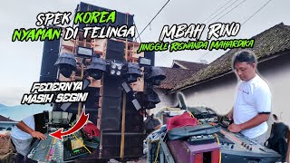 Sriwijaya ngamuk Spek Korea🔥Mbah Rino putar Jinggle Andalan Riswanda Mahardika 🔥🔥🔥