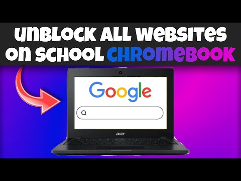 HOW TO UNBLOCK ALL WEBSITES ON SCHOOL CHROMEBOOK!