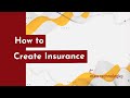 How to Create Insurance - Mass Auto Garage Software