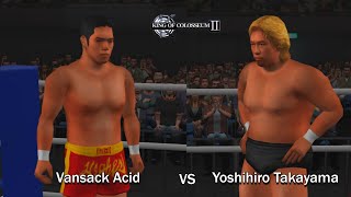 King of Colosseum II | Vansack Acid vs Yoshihiro Takayama