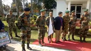 ADG NCC flags off a cycle rally from Kashmir to Kanya Kumari.