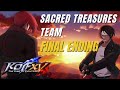 KOFXV - Sacred Treasures Team Final Full Ending  [The King of Fighters XV]