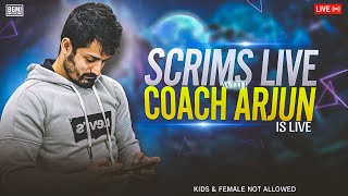 PAID SCRIMS | COACH ARJUN IS LIVE | #bgmipubgbattlegroundmobileindia