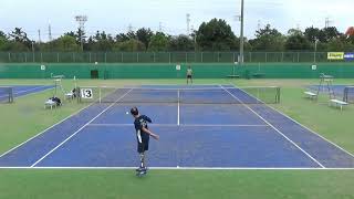 第4回障がい者立位テニス東日本大会　PST-3決勝　波田野裕介　ハイライト