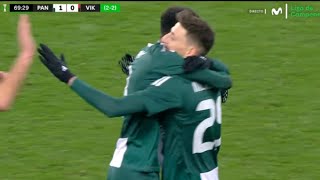 Filip Mladenovic Amazing Goal, Panathinaikos vs Víkingur Reykjavík (1-0) Goals and Highlights