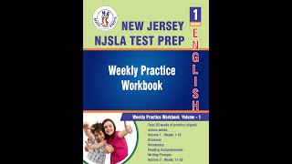 New Jersey NJSLA – 1st Grade ELA Test Prep Workbook Volume 1 | Book Preview Video