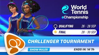 Tennis Clash- Finals e-Championship September 2024