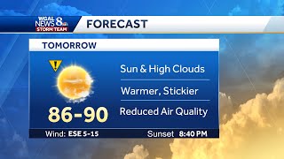 More warmth and sunshine on tap for Juneteenth