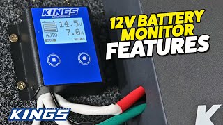 Kings 12V Battery Monitor Features