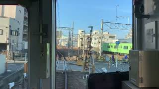 [前面展望(字幕)]近鉄道明寺線柏原南口駅から柏原駅