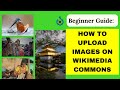 Beginner Guide-  How To Upload Images on WikiCommons