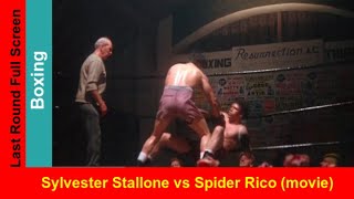 Rocky Balboa (Sylvester Stallone) vs Spider Rico - Boxing highlights from the movie Rocky (1976)