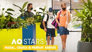 Nadal, Osaka & Murray Arrive for Australian Open 2022 | AO Stars