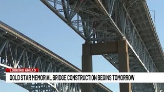 Gold Star Memorial Bridge lane reconfiguration begins this weekend