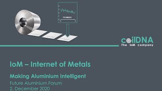 coilDNA presentation on Future Aluminium Forum 2020