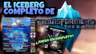 El EXTRAÑO ICEBERG DE TRANSFORMERS THE GAME (COMPLETO)