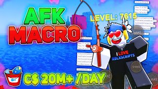 How I got the FASTEST Auto AFK MACRO in Roblox FISCH for FREE