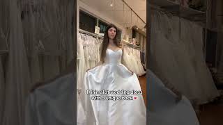 Minimalist Wedding Dress🤍