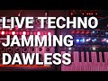 Live TECHNO JAMMING dawless | DrumBrute | Microfreak | Volca Bass