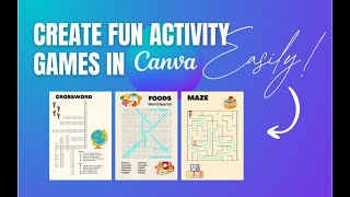Create Fun Activity Games in Canva Easily