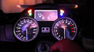 Kawasaki ZX14R meter lighting up | IAMABIKER