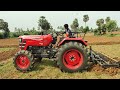 Mahindra yovo tech Plus 585 4wd tractor 9piont cultivater performance farmland @Mohantractorslife