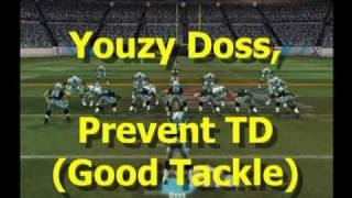 Doss'06w8: Doss, Prevent TD (Good Tackle)