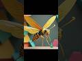 Wasp Making Out of Yellow Paper - DIY Paper Craft Ideas #kagaz