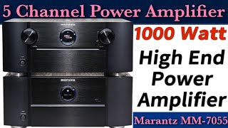 1000 watt Class AB Amplifier | Marantz MM7055 | Best 5 channel Power Amplifier | #amp | #atmossetup