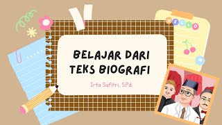 TEKS BIOGRAFI MATERI BAHASA INDONESIA KELAS 10