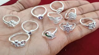 simple silver ring designs for girls with price 2021 //  latest silver ring designs with price