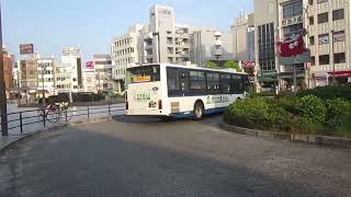 三原駅にいた芸陽バスと中国バス