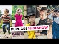 Pure CSS Fullscreen Slider Using Flexbox | CSS Image Slider