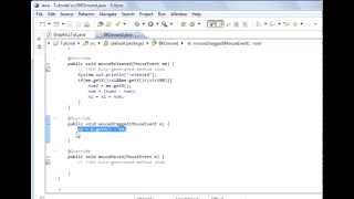 Java Animation Mouse Motion Listener