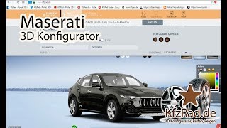 Maserati - 3D konfigurator Reifen und Felgen bei KfzRad.de, pkw reifen, sommerreifen kaufen