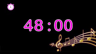 48 minute timer music : countdown 48 minute timer music