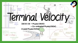 Terminal velocity for IGCSE, GCSE, GCE O level Physics