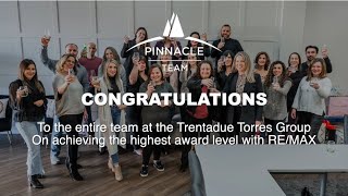 Congratulations Team! Pinnacle Team Award - Presented By The Trentadue Torres Group