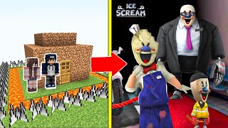 Ice Scream 4 Tấn Công Nhà Được Bảo Vệ Bởi bqThanh và Ốc Trong Minecraft