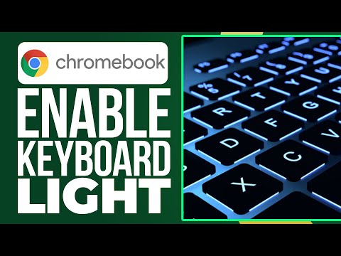 How to turn on keyboard lighting on a Chromebook