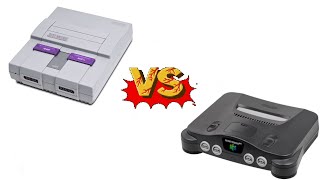 All SNES Vs N64 Games Compared Side By Side