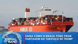 Saiba como o Brasil pode tirar vantagem do tarifaço de Trump | Jornal da Band