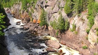 Pukaskwa White River Suspension Bridge, Marathon Canada