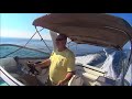 Rinker 280 Solo Crossing Lake Michigan Waukegan, Illinois to Portage, Indiana